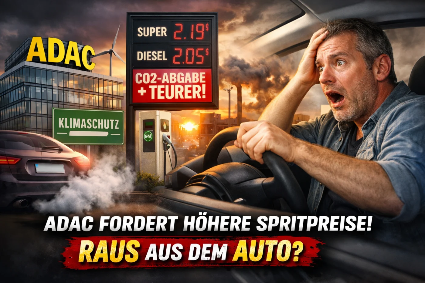 ADAC fordert höhere Spritpreise – sollen Autofahrer bewusst aus dem Auto gedrängt werden?
