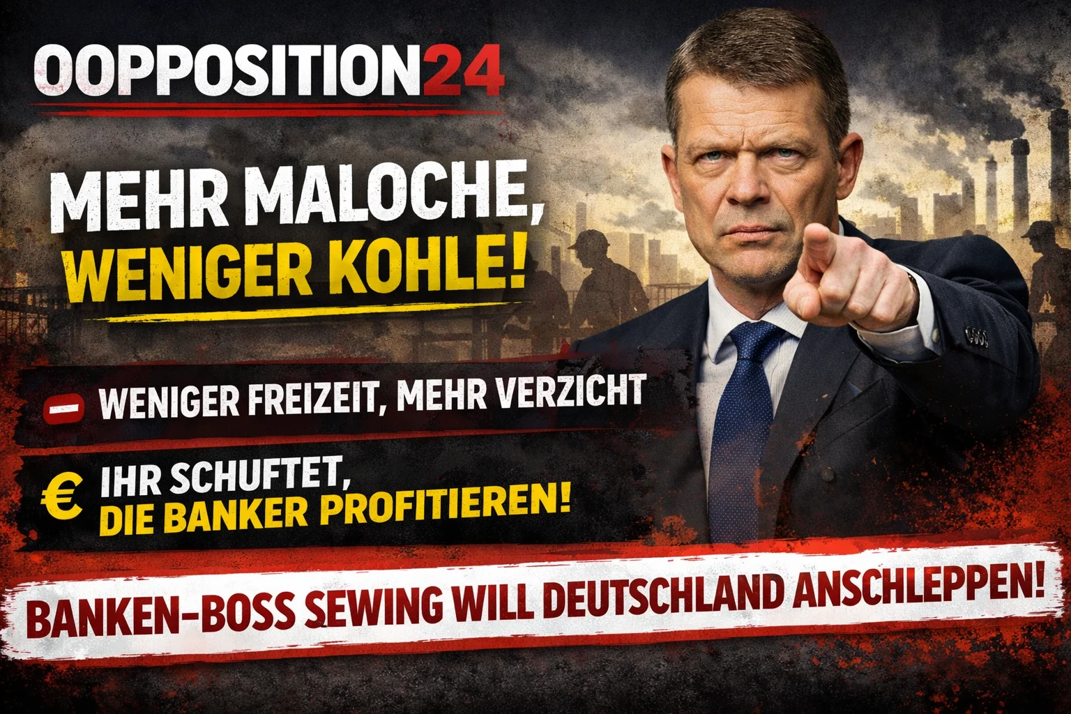 Bankenbonze Sewing: Deutsche sollen wieder länger schuften – „Abstriche“ inklusive