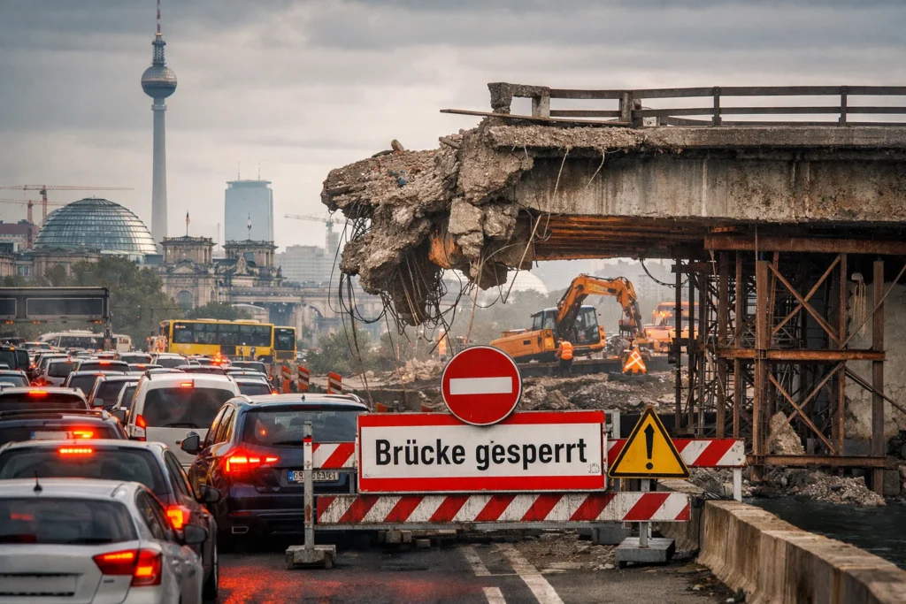 Berliner Brücken brechen weg: AfD rechnet mit Verkehrssenatorin an