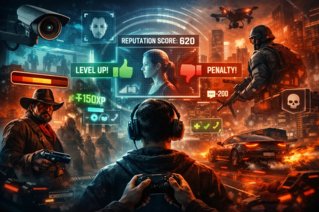 Level Up oder Absturz – Wie Computerspiele uns seit Jahrzehnten auf Social Scoring trimmen