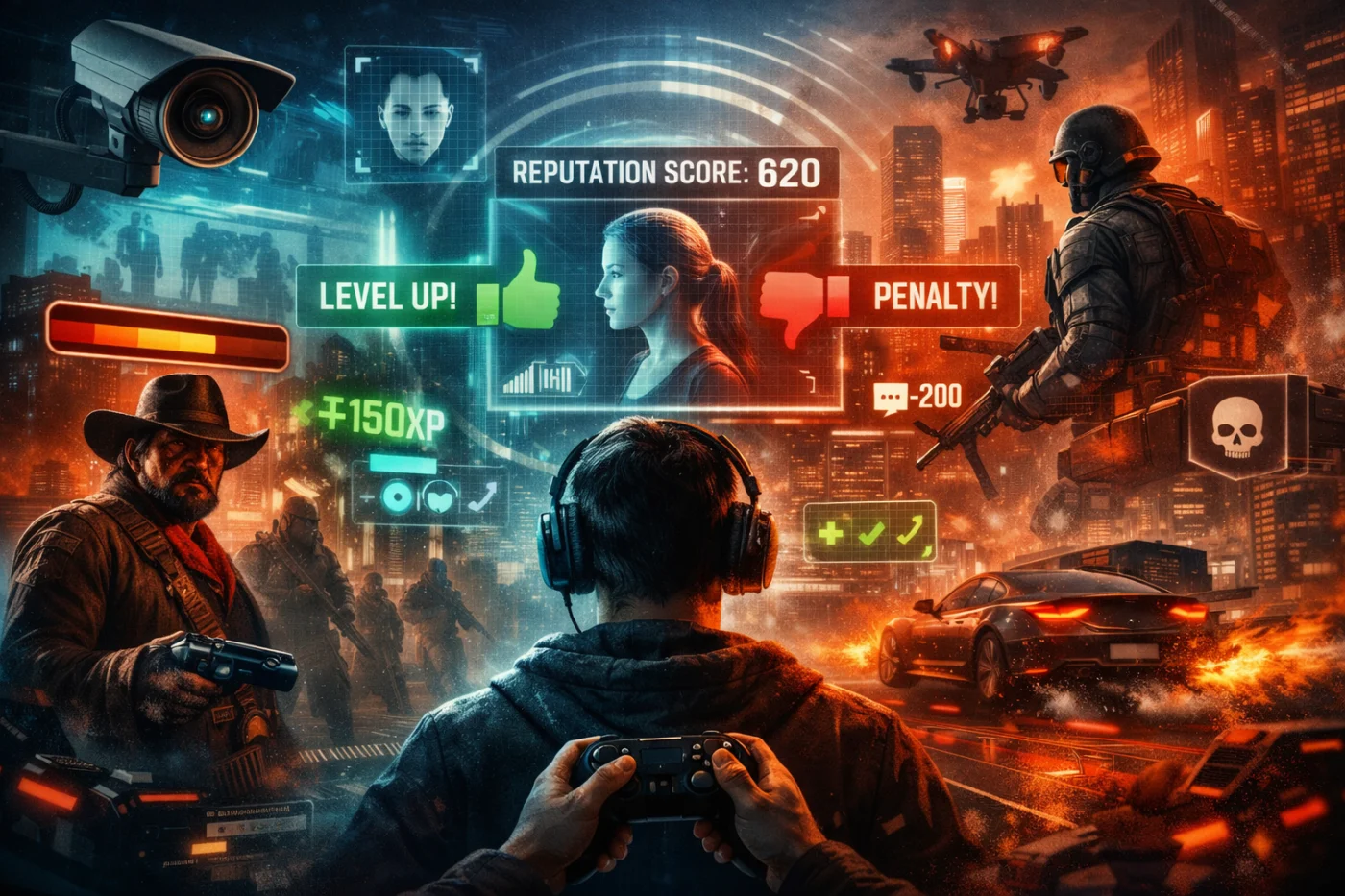 Level Up oder Absturz – Wie Computerspiele uns seit Jahrzehnten auf Social Scoring trimmen