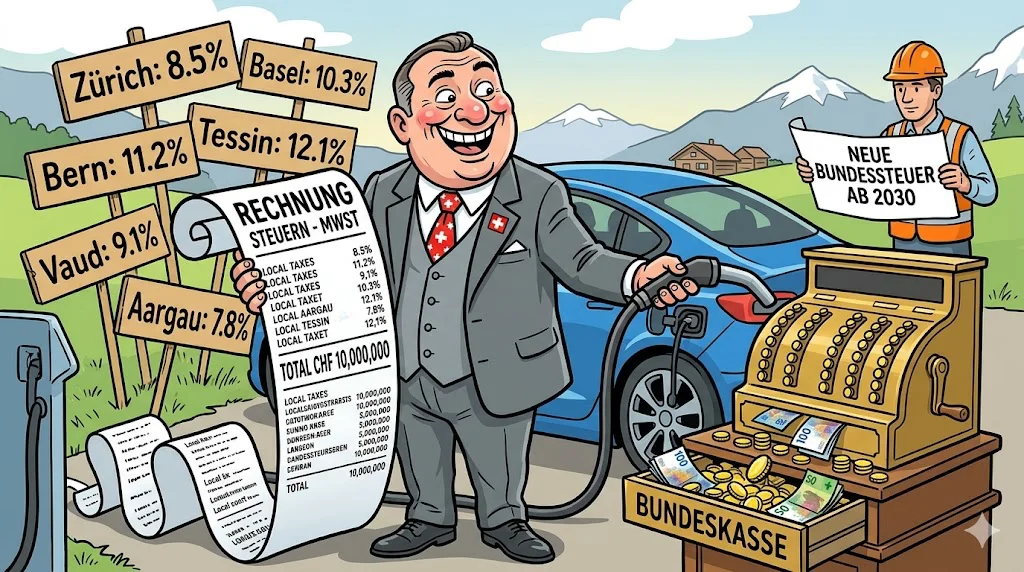 E-Auto-Steuerparadies läuft ab: Schweiz, Deutschland und bald alle