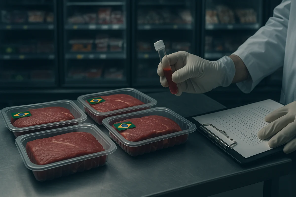 Fleischkontrolle bei importiertem Rindfleisch