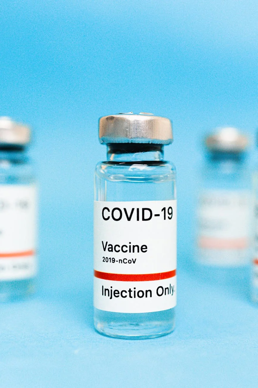 close up photo of a covid vaccine