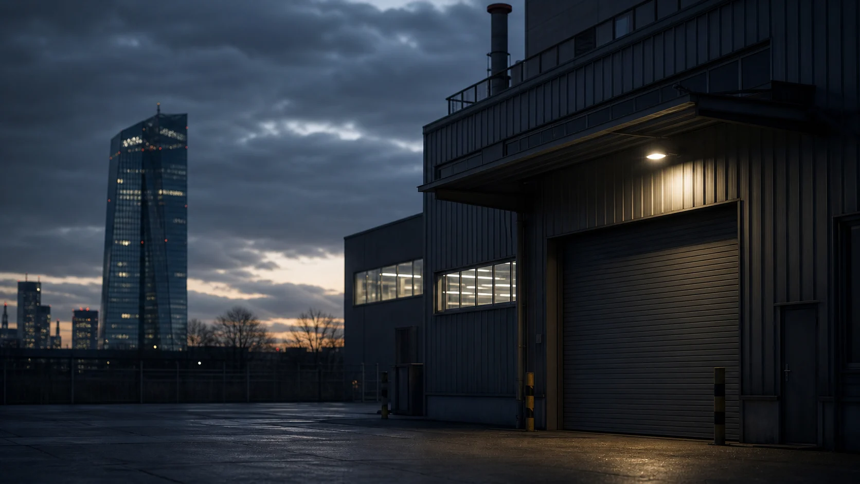 Symbolbild zu EZB-Zinserhöhung und schwacher deutscher Industrie