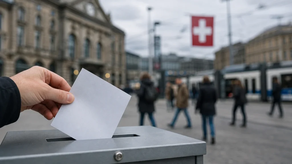 Symbolbild zur Schweizer Abstimmung über Begrenzung der Migration