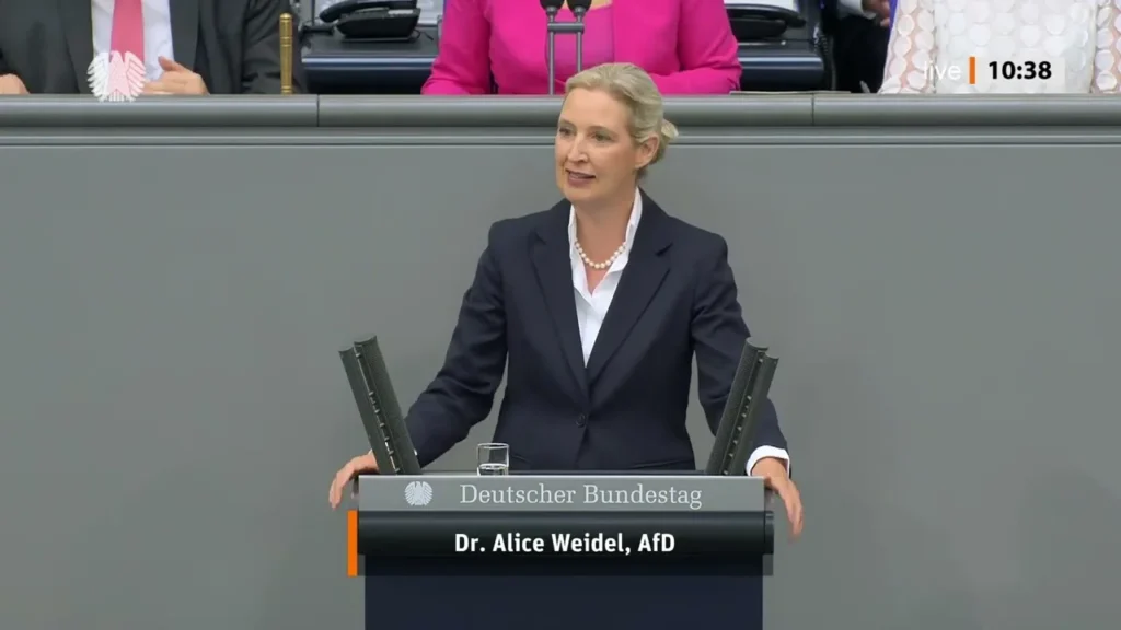 Alice Weidel watscht Merz ab – Klöckner flippt aus