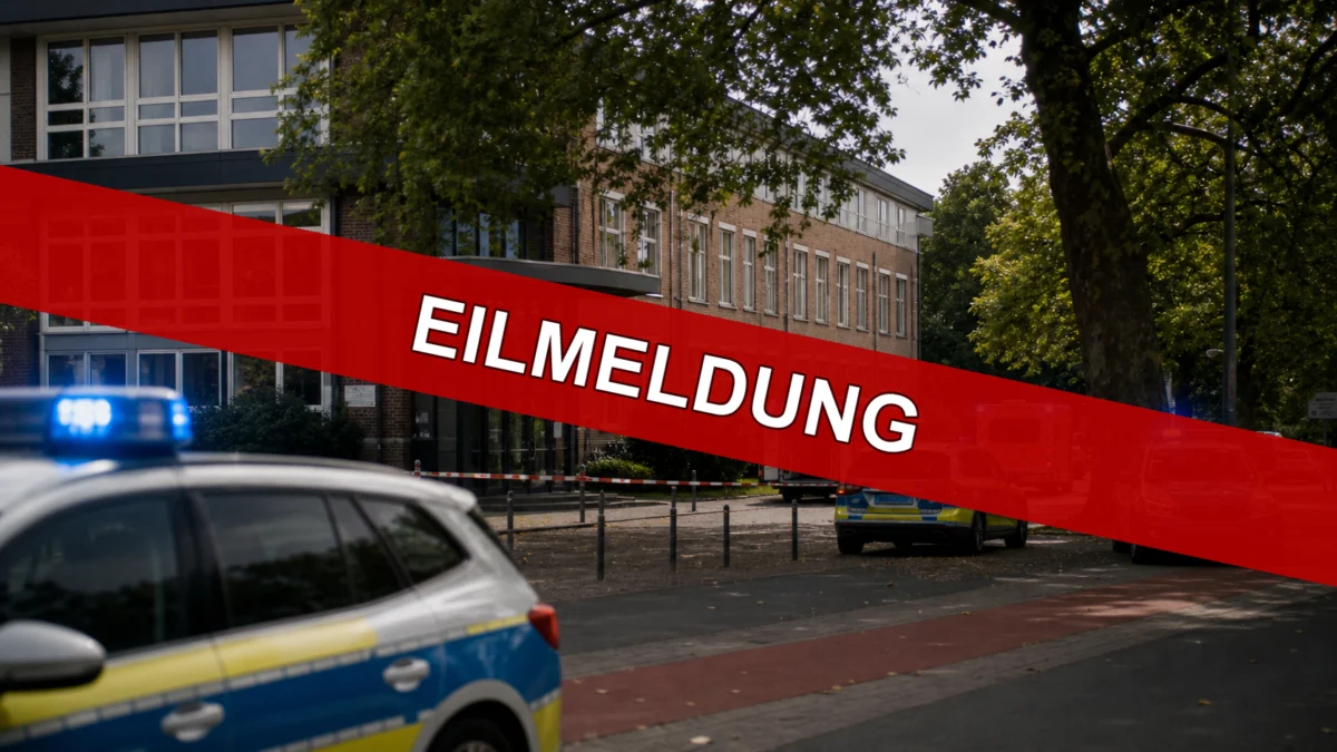 Eilmeldung: Polizeieinsatz an einer Schule