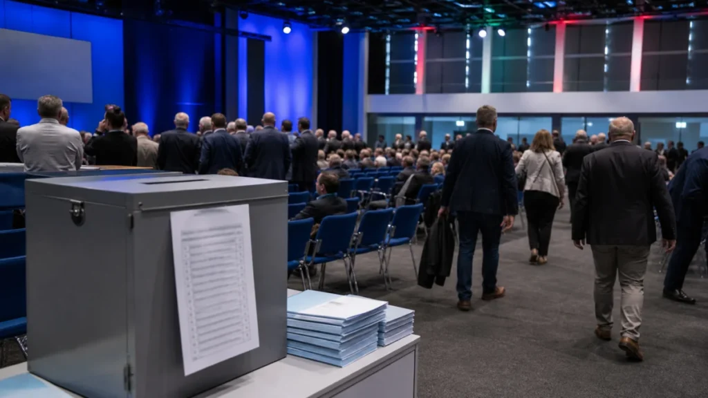 AfD NRW trotzt Berlin: Vincentz-Lager setzt sich bei Listenwahl durch