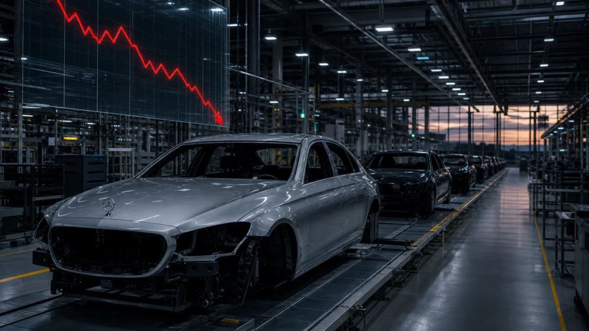 Mercedes-Autosparte verliert 26 Prozent – Deutschlands Autobauer rutschen weiter ab