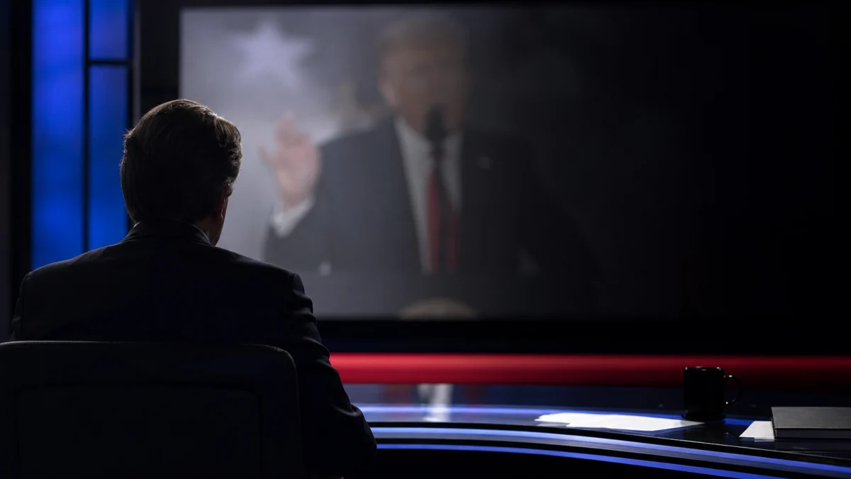 Symbolbild: Tucker Carlson wendet sich politisch von Donald Trump ab