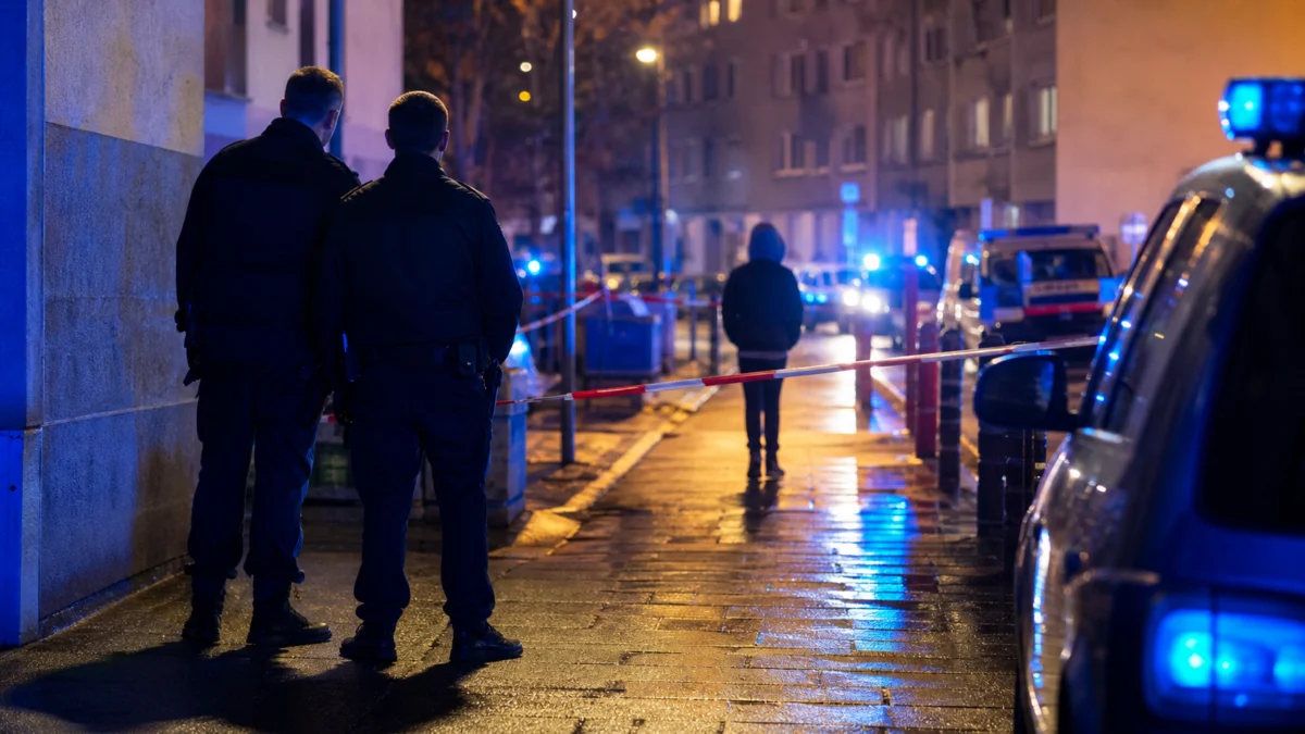 Symbolbild: Polizeieinsatz nach Messerangriff in Wien