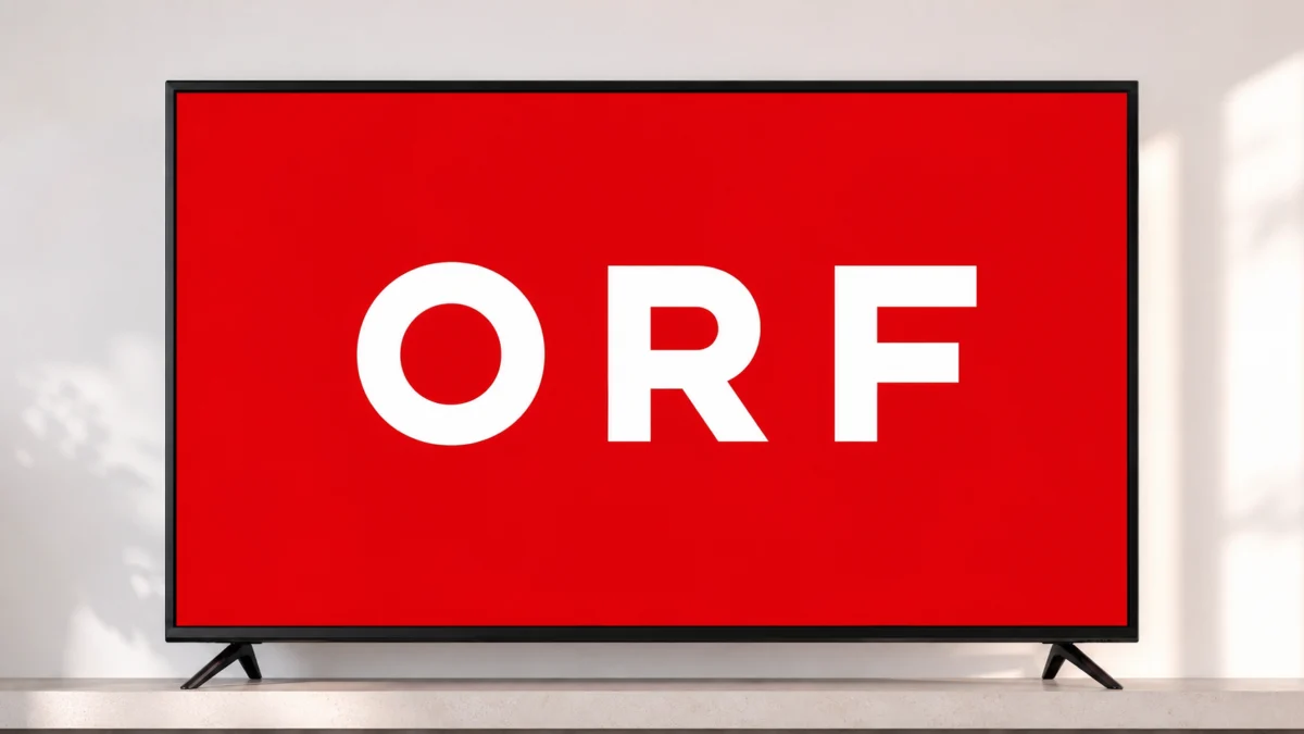 Fernseher mit ORF-Logo